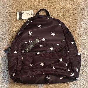 Sol and Selene Star Patterned Black Backpack